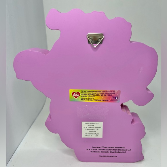 Care Bears Halloween Pink Mummy Wood Sign Wall Art Decor Die Cut - Picture 2 of 4